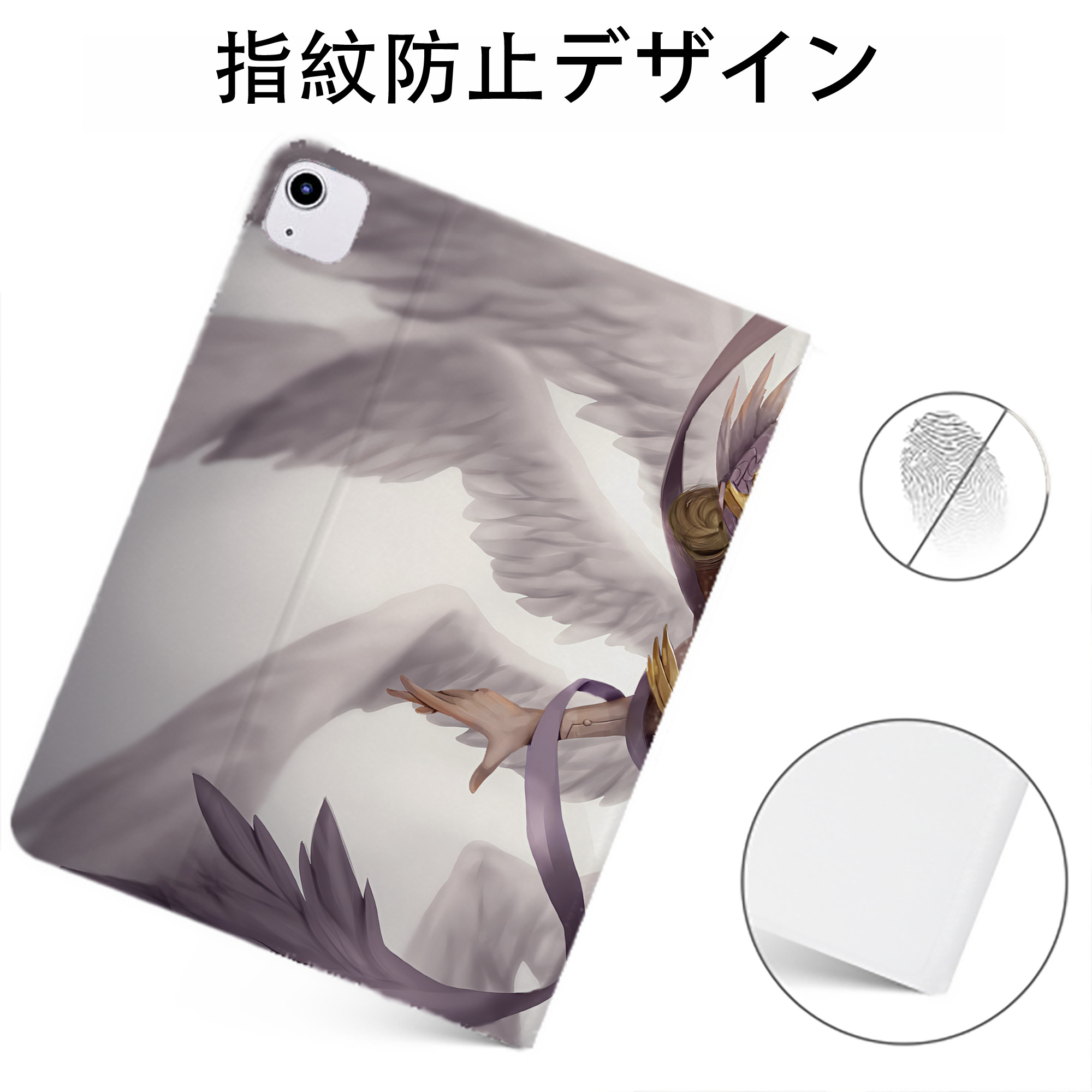 （画像用） Digimon デジタルモンスター/デジモン IPadケース ペンホルダー付き ブックスタイルデザイン